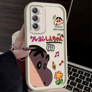 Bandai | Ốp Silicon Hoạt Hình Crayon Shin-chan Kawaii Cho Samsung Galaxy A Series A16 A26 A36 A56 A05S A15 A25 A35 A55 A54 A34 A24 A14 A13 A52 A52S A51 - Vỏ Chống Trầy Xước Chống Sốc