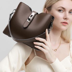 สิริ กระเป๋าถือมัลติฟังก์ชั่นแบบปรับได้ Bucket Bag Tote Bag กระเป๋าสะพายไหล่น้ําหนักเบาและสะดวกสบาย