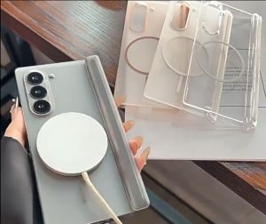 Protect the Hinge For Samsung Galaxy Z Fold Flip 7 6 5 4 Casing HD Clear Hard PC Phone Case Cover