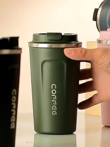 Coffee Mug Stainless Steel 510ML Travel Tumbler Thermos Cup FLASK Portable Digital Stainless Steel 304 Coffee Mug
