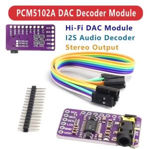 GY-PCM5102 I2S DAC Decoder Module pHAT Format PCM5102A Stereo Audio Board 3.5mm Jack for Raspberry Pi Hi-Fi Sound Upgrade Kit
