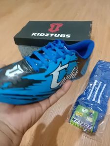 KIDZTUBS Sepatu Futsal Anak Laki Laki Perempuan Usia 6-10 Tahun PAUD TK SD SMP Nomer 28 29 30 31 32 33 34 35 36 37 1425102924