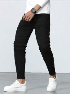 Ready Lelaki Slim Fit Jean Super Stretchable Kain Terbaik  Seluar Jeans Premium Quality Fit Jeans Sky Blue