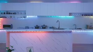 LED Light Strip RGB LED Waterproof String Light with Bluetooth Music Function for Room Interior Decoration DC 5V