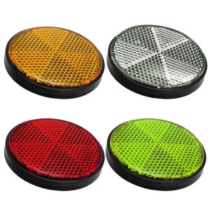 High Visibility Reflector Sticker for Cycling and Motorcycle Safety Bright Plastic Reflectors for Night Riding Waterproof Durable Material