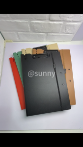 Long Clipboard with Strap Clipboard Folder with Cover 2 Fasteners File Folder Paper Organizer