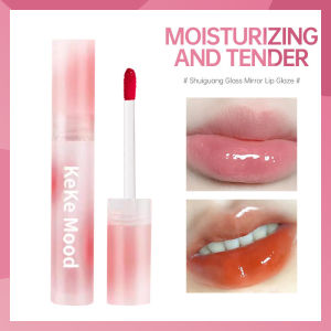 【COD】Lip Glaze Wajah Cermin Indah Tahan Lama Non Stick Cup Water Gloss Glasir Bibir Glasir Merah Muda Romantis-💞Margot