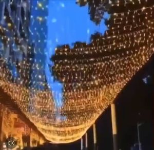 ไฟกระพริบ led 100 ดวง ยาว 8 เมตร ไฟตกแต่งเทศกาล ไฟคริสมาสต์ ปรับได้ 8 ระดับ ไฟตกแต่งตามเทศกาล