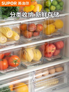 กล่องเก็บของสำหรับตู้เย็นคุณภาพอาหารเกรดพรีเมียม SUPORE กันเสีย สำหรับใช้ในครัว กล่องเก็บไข่ ผัก ผลไม้ น้ำแข็ง กล่องเก็บของสำหรับจัดระเบียบ