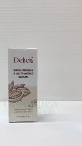 Delico Brightening & Anti-Aging Serum เซรั่มโกโก้ บำรุงผิวหน้า ขนาด 15 ml. เซรั่ม ชุ่มชื้น ซึมไว เดลิโก้