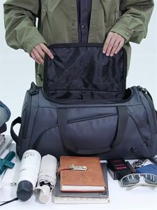 ใหม่2025คุณภาพสูง50L กันน้ำทนทานสำหรับฟิตเนสกระเป๋า3อิน1กระเป๋ากระเป๋าเป้สำหรับการเดินทางกลางแจ้งพร้อมกระเป๋าใส่รองเท้า