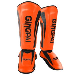 GINGPAI | Martial Arts Shin Guard Thicker Protective Gear Ankle Leg Protection
