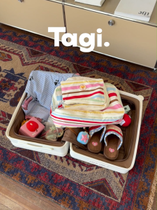 Tagi. Popcorn Stripe Travel Storage Bag