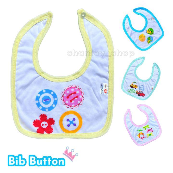 Cotton Spotted Print Bib Button For Baby & Kids Lucky CJ | Lazada PH