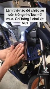 VS1 Phục Hồi Nhựa Nhám Và Làm Bóng Sơn Xe Máy Ô Tô Nano VS1 Protector Tăng Cường Độ Bóng Bảo Vệ Lớp Sơn Xe- Cam kết chính hãng