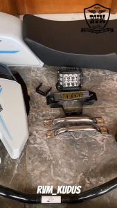 Cover Body set tangki RX King Putih Lembayung set Rx king Putih Lembayung paket rx king cover body yamaha king Putih Lembayung raja badung style