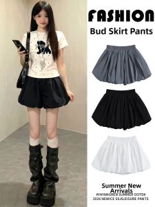 YAYANGREN | Black Flower Bud Short Skirt