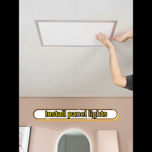 DIODIY LED Panel Light for Ceiling Office Embedded Ceiling Light Waterproof Integrated Ceiling Lamp