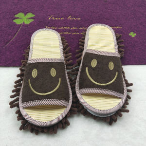 ฤดูใบไม้ผลิ ฤดูใบไม้ร่วง การ์ตูน คนขี้เกียจรองเท้าแตะพื้นทําความสะอาดรองเท้าแตะพื้น Silent Mop ผ้ารองเท้าทําความสะอาดพื้น Toeless ดีไซน์