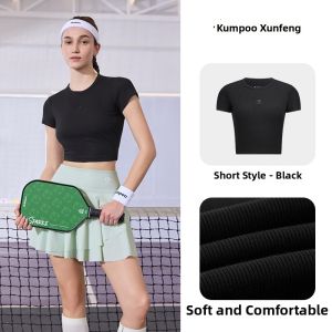 Kumpoo | Slim Fit Womens Pickleball Shirt Short Sleeve