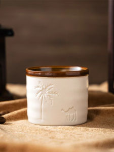 Middle East Ceramic Coffee Cup Desert Camel Design Creative European Style Enamel Color Small Size Insulated Coffee Cup with Plate