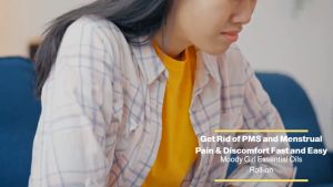 Moody Girl 100% Pure Essential Oils roll-on for Lower Back pain headache menstrual pain and mood relief. USA famous Fabulous Frannie