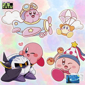 Star Kirby Anime Decal Sticker Car Personalized Creative Electric Vehicle Motorcycle Reflective Decal Scratch Cover