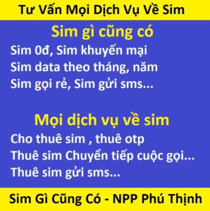 Sim data Vietnamobile 1 năm. Tặng mỗi ngày 7Gb/ngày trọn gói 1 năm Sim chưa kích hoạt
