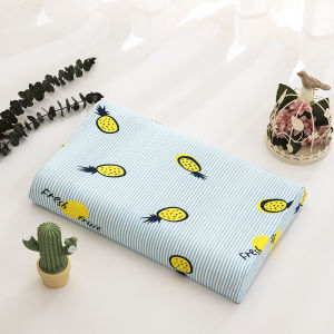 Pure Cotton Latex Pillowcase for Children Students Baby Memory Pillow Case 30*50 Cartoon Design Non-Machine Washable