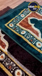 NilaiShop Sajadah Premium Berumbai Motif Kubah Masjid & Bulat