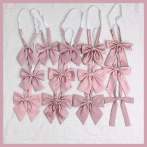 Casual Tie with Rabbit Dreams Print in Ordinary Size Polyester Lining Suitable for Students and Women with Sweet Cute Style