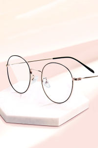 Ultralight Reading Glasses Blue Light Blocking Ultra-Thin Hard Resin LensRound Retro Eyeglasses Weightlight Frame for Women Men