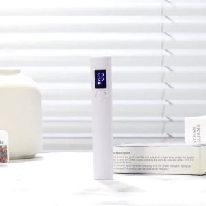 B&E Portable Mini UV Lamp Nail Dryer LED Flashlight with LED Screen Display Quick UV Gel Polish Dry Light Manicure Tools