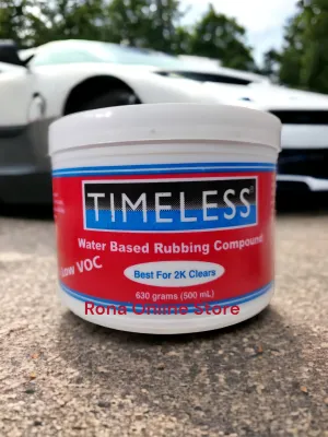 Timeless Water Based Rubbing Compound Car Polishing Compound and Finishing Wax