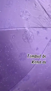 IDOLA PAYUNG MAGIC UMBRELLA 3D / Payung Lipat Ajaib Motif Keluar Motif Bila Kena Air