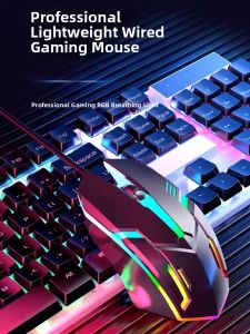 JISULIFE | Gaming Office Mechanical Wired Mouse