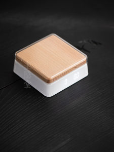 Small Wooden Tea Leaf Scale Gu Yan Tang Electronic Coffee Bean Tea Ceremony Tool Home Use Tea Measurement Device Handmade