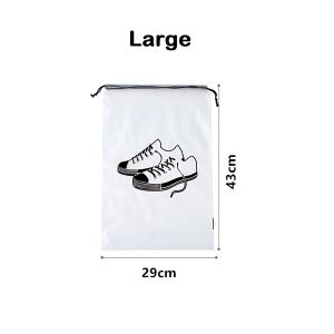 10 Piece Set Travel Shoe Bags Double Sided Frosted Waterproof Storage C830