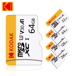 Kodak | KODAK Original Micro SD Card U3 Class 10 16GB 32GB 64GB 128GB TF Memory for Phone Dash Cam Security Camera