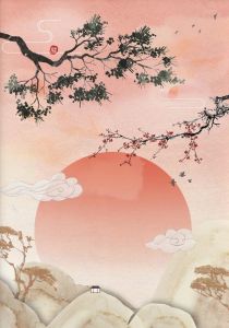 Potdemiel | 1pc Frameless Watercolor Asian Korean Culture Architecture Nature Landscape Poster Canvas Painting Wall Art Pictures Living Room