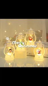 {Ready Stock} ⛄New 新款⛄ Christmas Portable Small LED Lantern Decoration 圣诞节小马灯 手提LED电池小油灯 🎄Christmas Decoration⛄ 圣诞节装饰🎅