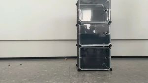 ชั้นวางรองเท้า ( A3-A4 ) ตู้รองเท้า PVC ตู้เก็บรองเท้า ตู้ใส่รองเท้า 1แถว 6 ชั้น กล่องใส่รองเท้า ชั้นรองเท้า