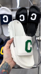 Dép Quai Ngang Nam Nữ Chữ C Đế Độn 4cm Api Bền Chữ C Nhiều Màu - Dép Quai Ngang Nam Nữ