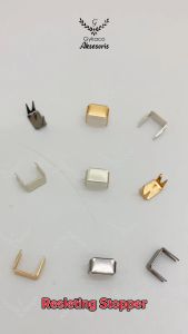 Aksesoris Tas Stopper / Matian Daun Resleting (Tancap Siap Pakai - Cocok utk Jaket / Tas) - (IMPORT)