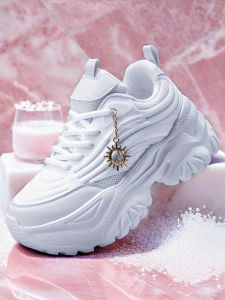 Womens four seasons outdoor sports shoes pure white water platform summer sandals soft sole cushioned running shoes for women