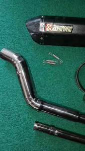 370mm Akrapovic Fullsystem with silencer--SSX200