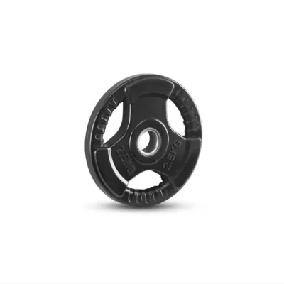 Tri-Grip Rubberised Standard Weight Plates (30mm Hole Diameter) ( Home Gym Fitness Workout Equipment Cardio Treadmill Smith Machine Hex Dumbbell Olympic Barbell Crossfit Trainer Dip Hexagon Dumbell Squat Sit Up Bench Press Rubber Bumper Weight Kettlebell