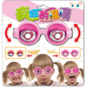 【1-3 Days Delivery】Crazy Eyes Funny Prank Glasses Toys Horror Eyeball Dropping Glasses Spoof Selfie Video Toys For Halloween Cosplay For Kids Birthda