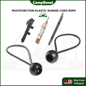 CampBoost Camping Multifunction Elastic Bungee Curd Rope Ball Elastic Bungee Cord Tie Tarpaulins