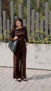 LAROMA Bộ Quần Áo Thu Đông Cổ Thấp Cho Nữ | Basic - Trẻ Trung - Giữ Ấm - Vải Thơm - Kháng Khuẩn - Mềm Mại - Co Dãn